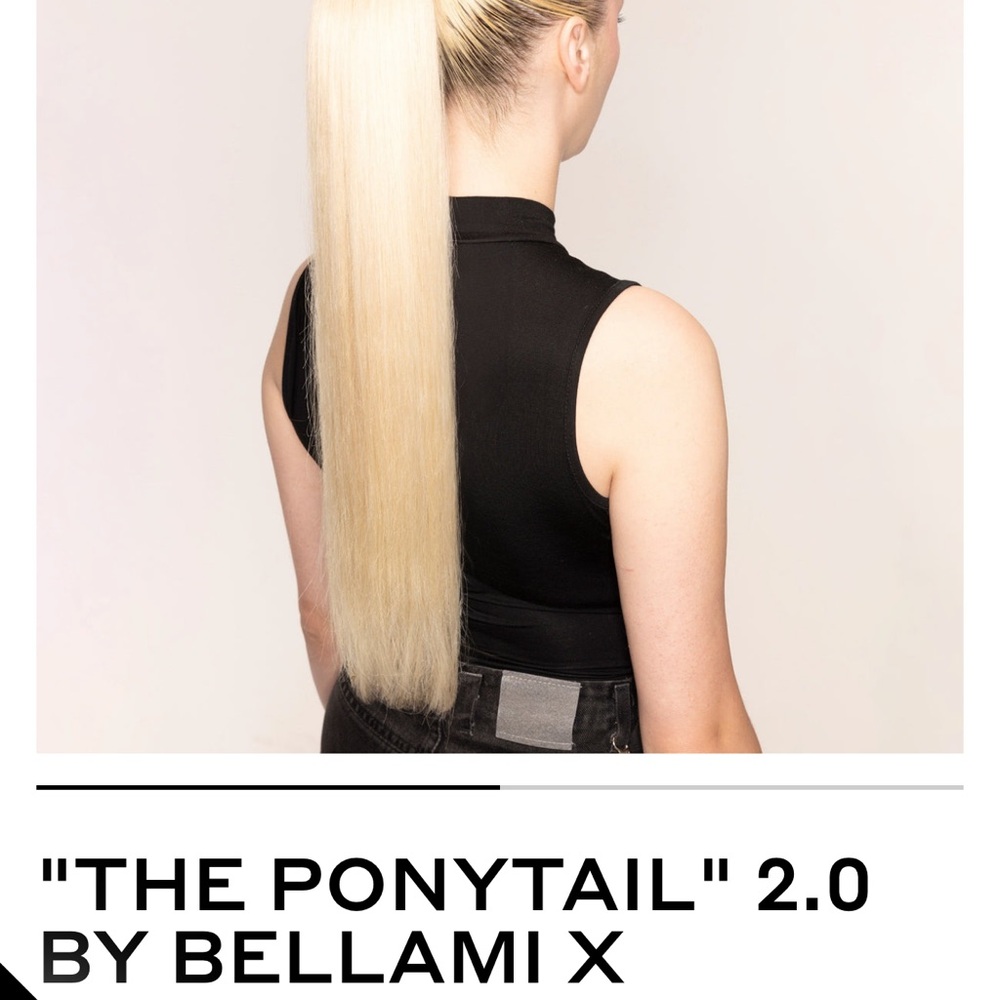 BELLAMI Blonde Ponytail Extension (New, Never Used)